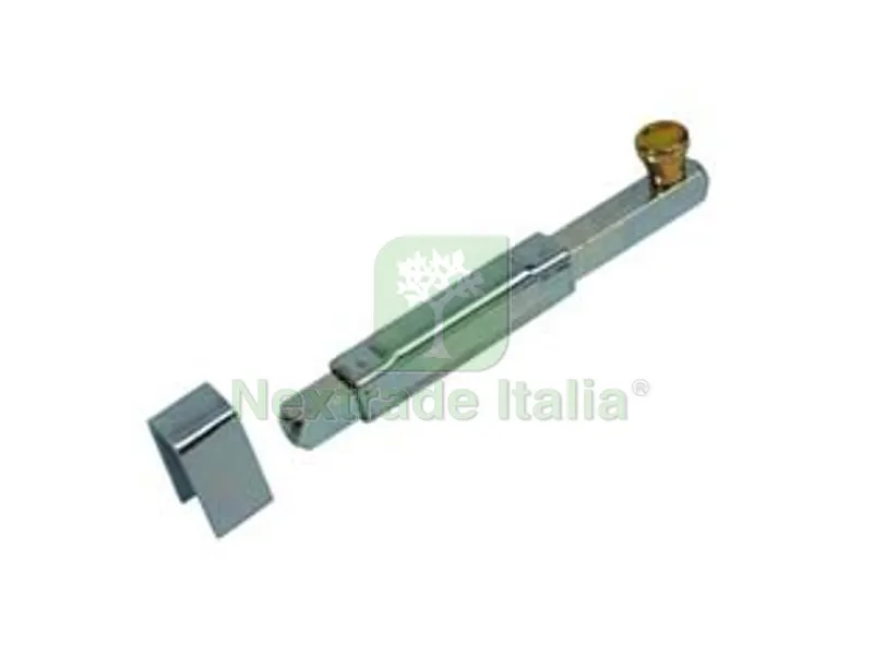 10PZ Catenaccio Verticale a Saldare con Incontro ART.205 - mm.130x mm.10 — Lucchetti e catene — rif. FERX.FER87469
