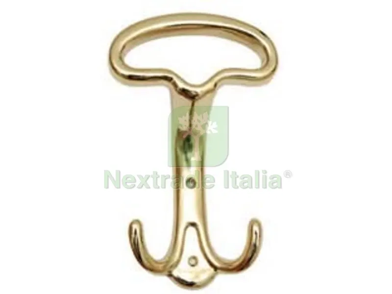 8PZ Portabito Lady Oro Lucido - cm.9,5x14h. interfori cm.4,4 — Casalinghi e organizzazione — rif. FERX.FER88664
