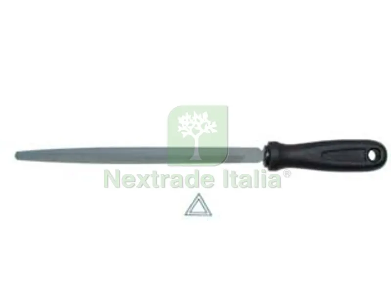 2PZ LIME TRIANGOLARI A BORDI VIVI REGOLARICON MANICO IN PLASTICA - 8" mm.200 — Lime e raspe — rif. FERX.FER88701 2PZ LIME TRIANGOLARI A BORDI VIVI REGOLARICON MANICO IN PLASTICA - 8" mm.200 — Lime e raspe — rif. FERX.FER88701