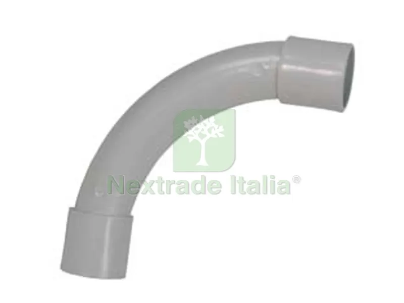 25PZ CURVA A 90? PER CANALINA A TUBO - ? mm.25 — Canaline e centralini — rif. FERX.FER90223