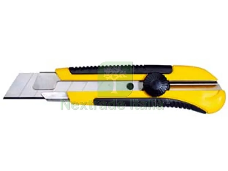 6PZ cutter grande dynagrip mm.25 con bloccaggio a rotella - mm.180 in blister (1-10-425) — Misurazione e taglio manuale — rif. FERX.FER90377 6PZ cutter grande dynagrip mm.25 con bloccaggio a rotella - mm.180 in blister (1-10-425) — Misurazione e taglio manuale — rif. FERX.FER90377