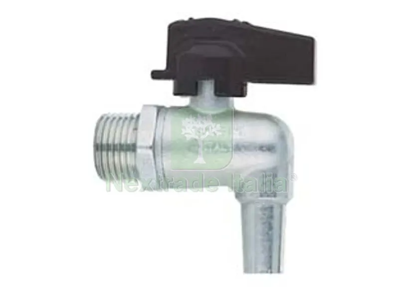 2PZ RUBINETTO A LEVA IN OTTONE PER FUSTI E SERBATOI M 1/2" rubinetto erogazione a sfera in ottone con beccuccio maniglia a leva in alluminio — Rubinetti e valvole — rif. FERX.FER91732 2PZ RUBINETTO A LEVA IN OTTONE PER FUSTI E SERBATOI M 1/2" rubinetto erogazione a sfera in ottone con beccuccio maniglia a leva in alluminio — Rubinetti e valvole — rif. FERX.FER91732