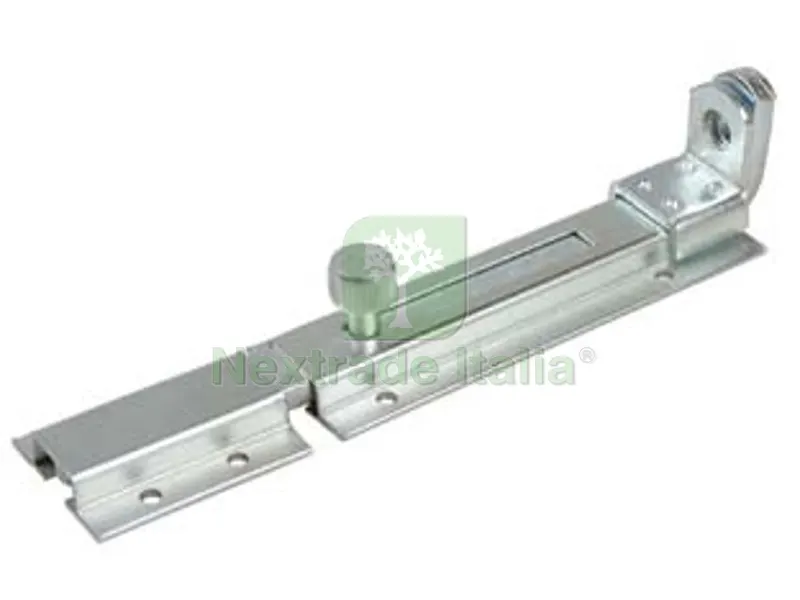 10PZ Catenaccio Portalucchetto con Incontro ART.36 - mm.180x40 — Lucchetti e catene — rif. FERX.FER350877
