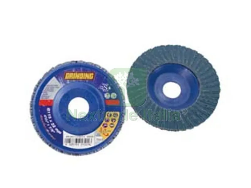 10PZ DISCHI LAMELLARI DA SGROSSO ALLO ZIRCONIO - ? mm.115 foro 22,2 grana 100 — Punte, frese e dischi — rif. FERX.FER91701 10PZ DISCHI LAMELLARI DA SGROSSO ALLO ZIRCONIO - ? mm.115 foro 22,2 grana 100 — Punte, frese e dischi — rif. FERX.FER91701