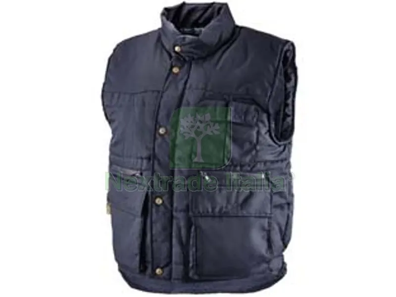 gilet imbottito in poliestere/cotone blu - tg.l — Abbigliamento da lavoro — rif. FERX.FER94313 gilet imbottito in poliestere/cotone blu - tg.l — Abbigliamento da lavoro — rif. FERX.FER94313