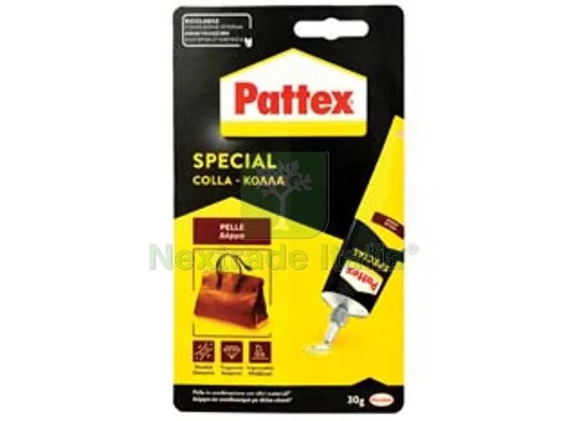 6BLISTER PATTEX ADESIVO SPECIAL PELLE E CUOIO - gr.30 — Adesivi e sigillanti — rif. FERX.FER94337 6BLISTER PATTEX ADESIVO SPECIAL PELLE E CUOIO - gr.30 — Adesivi e sigillanti — rif. FERX.FER94337