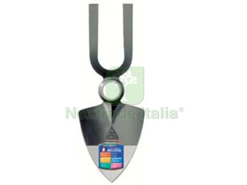 ZAPPA COMBINATA CUORE BIDENTE PIATTO MOD.229A - gr.500 cm.11x30 occhio ? mm.29/31 — Attrezzi da giardino — rif. FERX.FER97901