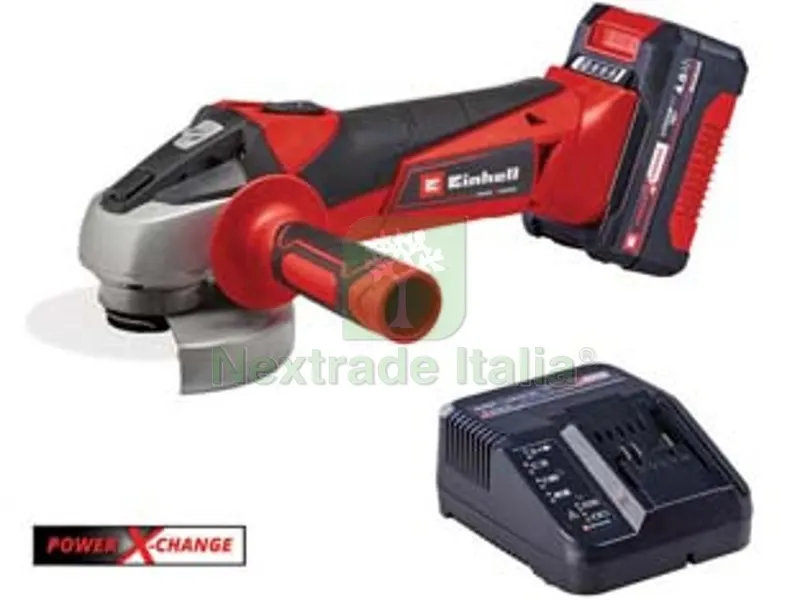 SMERIGLIATRICE ANGOLARE A BATTERIA 18VOLT (TC-AG 18/115 LI) — Smerigliatrici e seghe — rif. FERX.FER100243 SMERIGLIATRICE ANGOLARE A BATTERIA 18VOLT (TC-AG 18/115 LI) — Smerigliatrici e seghe — rif. FERX.FER100243