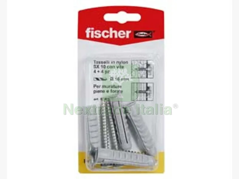 20BLISTER Tasselli in Nylon con Vite "SX-SK" - ? mm.8x40 vite mm.5x50 — Tasselli e ancoraggi — rif. FERX.FER100359