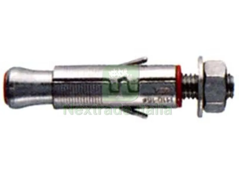 25PZ Tassello in Acciaio Zincato con Barra Filettata "SLM" - SLM 10 barra ? mm.10x95 tassello ? mm.16x60 — Bulloni, dadi e rondelle — rif. FERX.FER100526