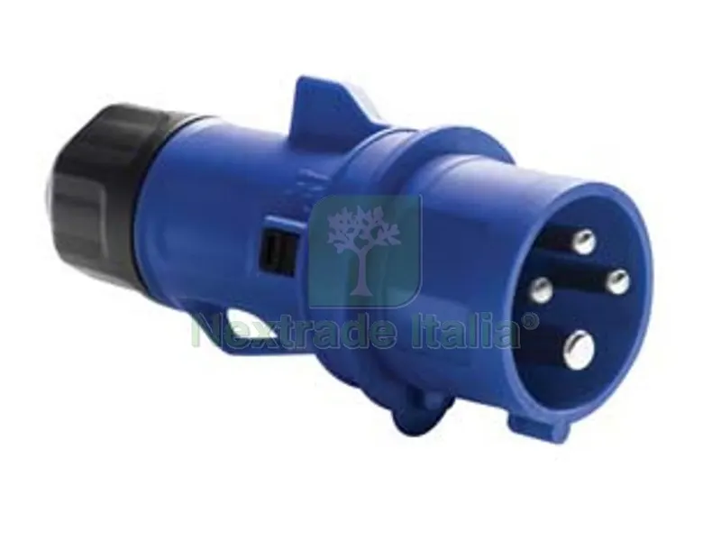 SPINA INDUSTRIALE VOLANTE BLI 3P+T CEE IP44 - 16A colore blu — Interruttori e prese — rif. FERX.FER100878