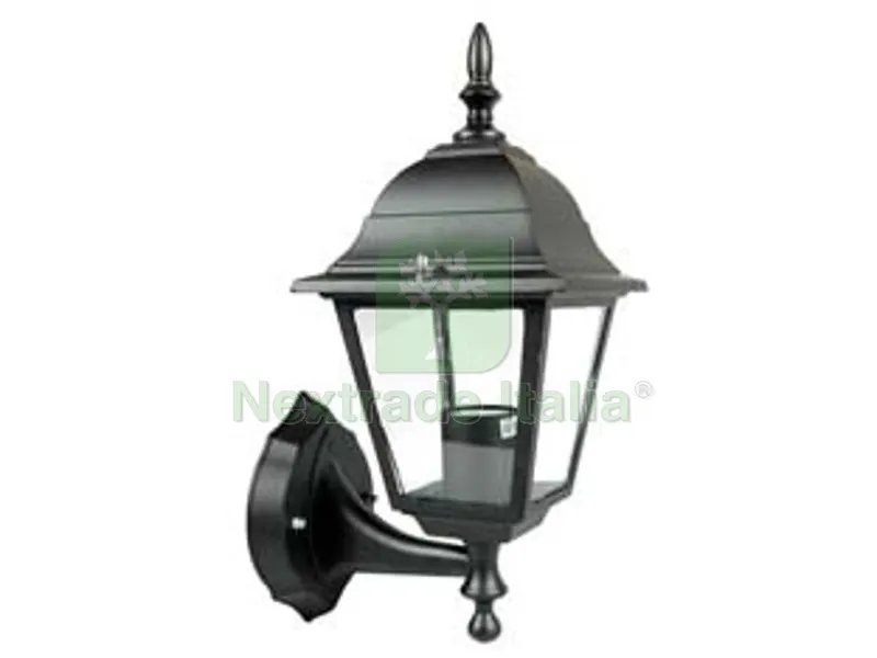 Lanterna con Braccio Inferiore Modello NEW York - 60w IP44 mm.192x370h. colore nero — Illuminazione — rif. FERX.FER102490