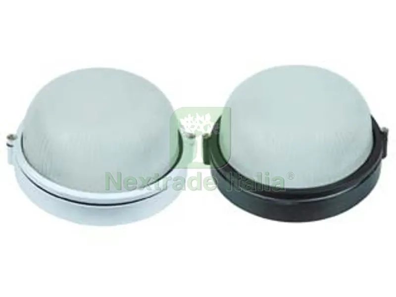Plafoniera Tonda in Alluminio per Esterno - 60w IP54 ? mm.180x115h. nero — Illuminazione — rif. FERX.FER102834