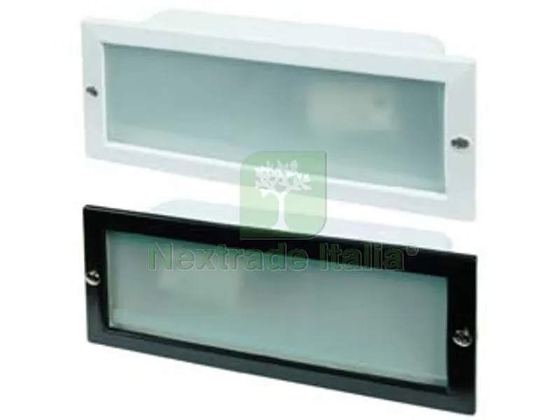 Faretti a Incasso Rettangolari in Alluminio per Esterno - 60w IP54 mm.234x100x80h. bianco — Illuminazione — rif. FERX.FER102865