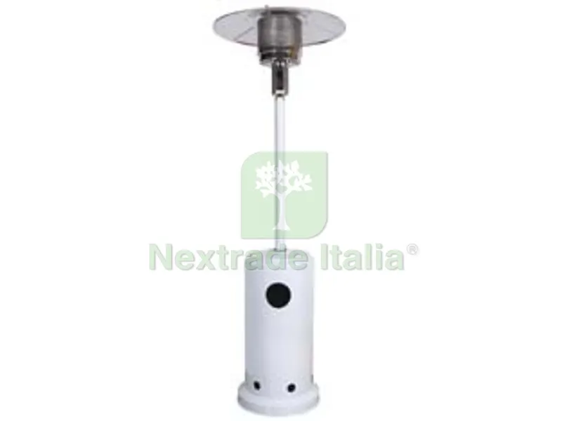 Ombrello Termico a Infrarossi 12 KW Bianco - misure ø cm.82x230h. - peso kg.25 — Tempo libero outdoor — rif. FERX.FER103213 Ombrello Termico a Infrarossi 12 KW Bianco - misure ø cm.82x230h. - peso kg.25 — Tempo libero outdoor — rif. FERX.FER103213