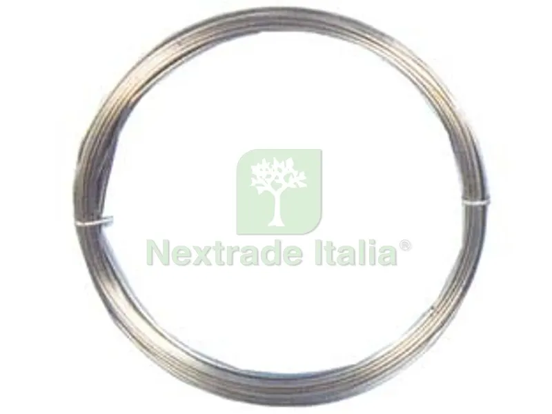 5MATASSE FILO SOTTILE PER LEGATURE INOX AISI 316 - ? mm.1,00 mt.8 — Accessori recinzione — rif. FERX.FER104586