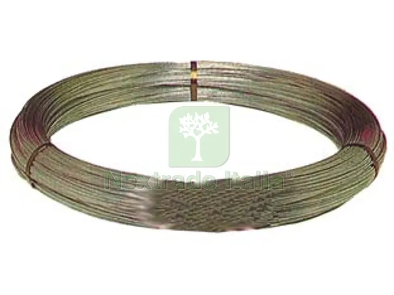 FILO FERRO ZINCATO IN MATASSE KG.25 - n?13 filo ? mm.2 Kg.25 — Ferramenta per legno e mobili — rif. FERX.FER231893 FILO FERRO ZINCATO IN MATASSE KG.25 - n?13 filo ? mm.2 Kg.25 — Ferramenta per legno e mobili — rif. FERX.FER231893