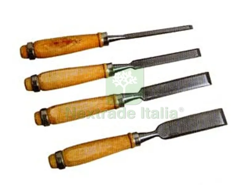 SCALPELLI DA FALEGNAME IN SERIE PZ.4 — Utensili da muratore — rif. FERX.FER105804