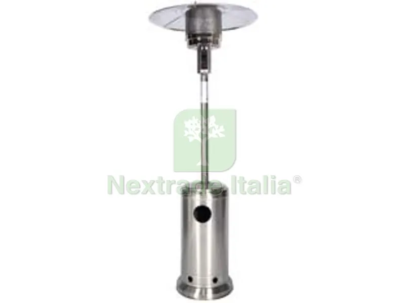 Ombrello Termico a Infrarossi 12 KW Inox - misure ø cm.82x230h. - peso kg.22 — Tempo libero outdoor — rif. FERX.FER105958 Ombrello Termico a Infrarossi 12 KW Inox - misure ø cm.82x230h. - peso kg.22 — Tempo libero outdoor — rif. FERX.FER105958