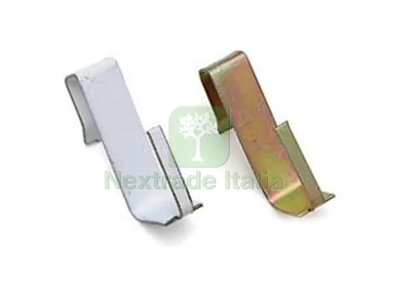 100PZ Ganci per Bris Bris per Infissi in Alluminio - bianco — Casalinghi e organizzazione — rif. FERX.FER107013
