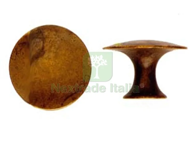 10PZ Pomoli per Mobili MOD.24459 in Ottone Anticato - ? mm.30 — Maniglie e pomelli — rif. FERX.FER107624