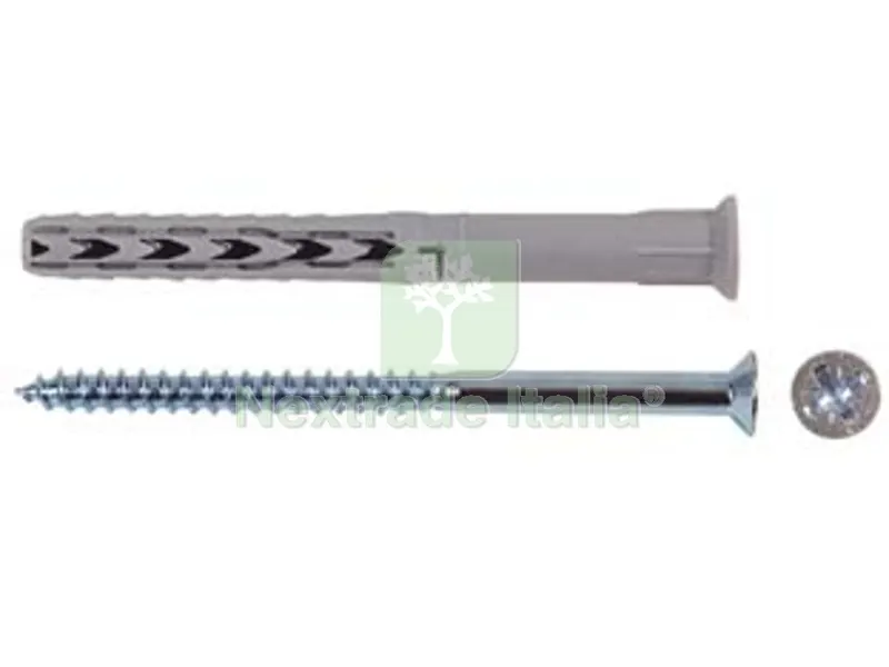 50PZ Tassello in Nylon Prolungato "SXR-Z" - ? mm.6x60 vite pozidrive ? mm.4,5x65 — Tasselli e ancoraggi — rif. FERX.FER107907