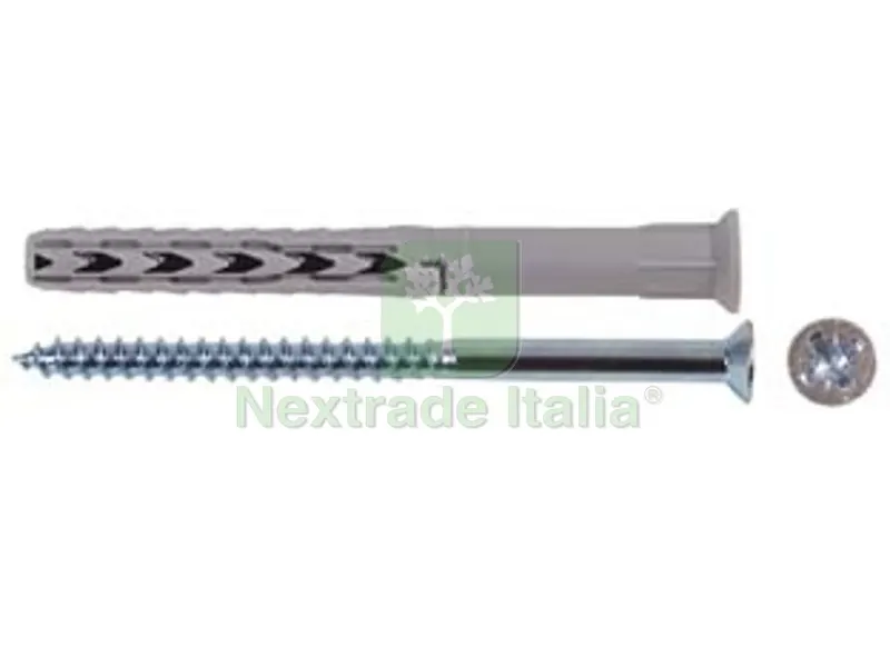 50PZ Tassello in Nylon Prolungato "SXRL-WZ LS" - ? mm.8x100 vite pozidrive ? mm.5,5x110 — Tasselli e ancoraggi — rif. FERX.FER107938 50PZ Tassello in Nylon Prolungato "SXRL-WZ LS" - ? mm.8x100 vite pozidrive ? mm.5,5x110 — Tasselli e ancoraggi — rif. FERX.FER107938