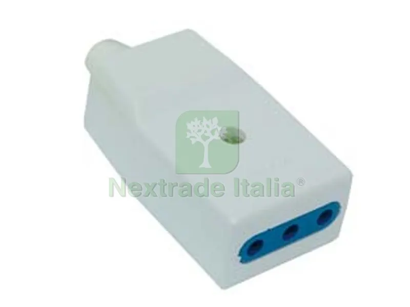 10PZ PRESA NORMALE 2P+T BIANCA - 10A bianca — Interruttori e prese — rif. FERX.FER109130 10PZ PRESA NORMALE 2P+T BIANCA - 10A bianca — Interruttori e prese — rif. FERX.FER109130