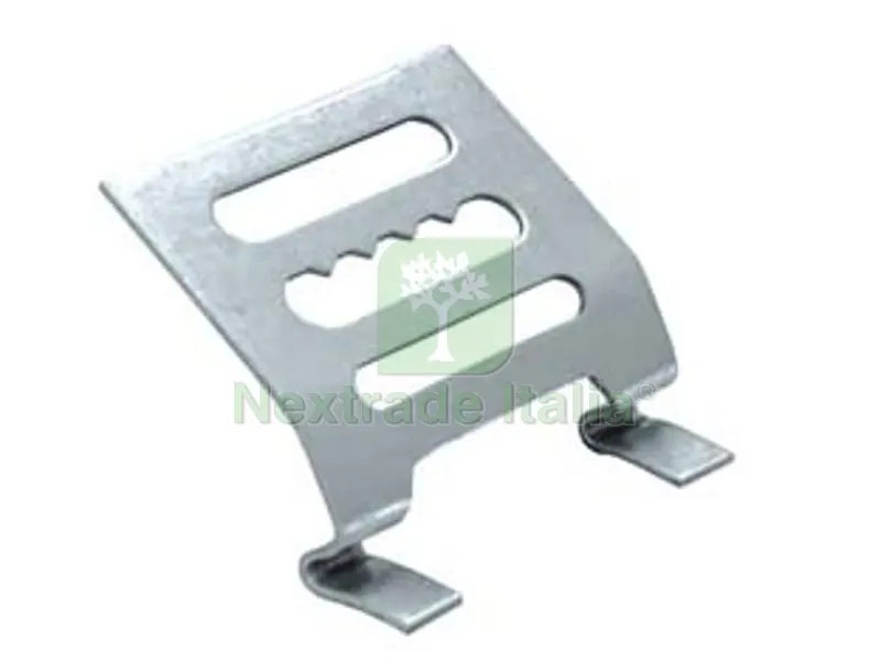 150PZ GANCIO INIZIALE CON ATTACCO PER RULLO OTTAGONALE PER AVVOLGIBILI - mm.35x42 — Ferramenta per legno e mobili — rif. FERX.FER109420