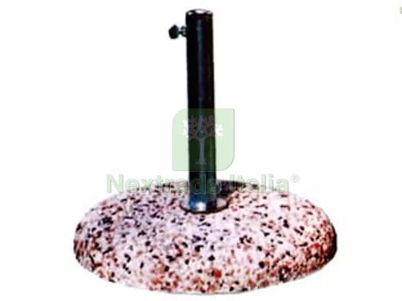 Base in Graniglia per Ombrelloni - peso Kg.35 - diametro cm.52,5 — Tempo libero outdoor — rif. FERX.FER110976