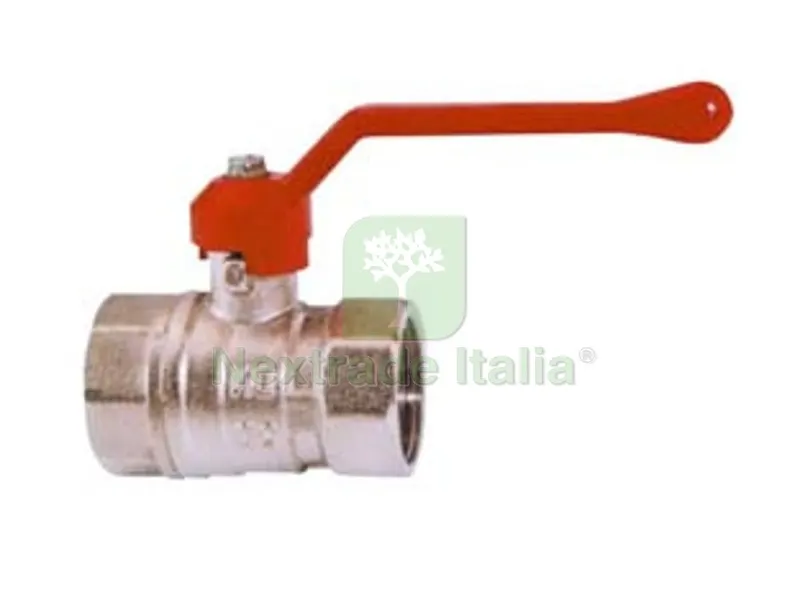 VALVOLA A SFERA F/F CON MANIGLIA A LEVA - FF 1"1/4 — Maniglie e pomelli — rif. FERX.FER71000 VALVOLA A SFERA F/F CON MANIGLIA A LEVA - FF 1"1/4 — Maniglie e pomelli — rif. FERX.FER71000