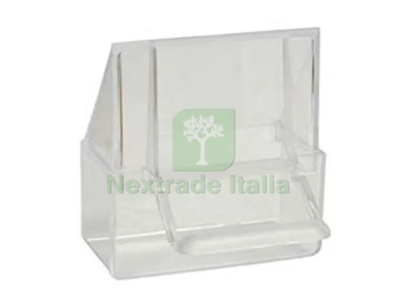 10PZ Mangiatoia Esterna - cm.7x4x8h. — Mangimi e alimentazione — rif. FERX.FER113328