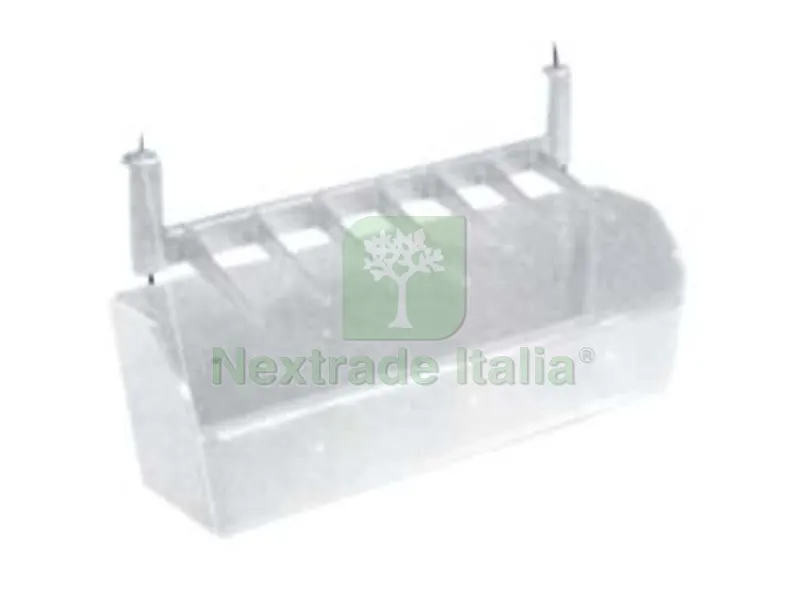 5PZ MANGIATOIA ANTISPRECO CON FERRI CM.20X6X4 - cm.20x6X4h. — Mangimi e alimentazione — rif. FERX.FER113366
