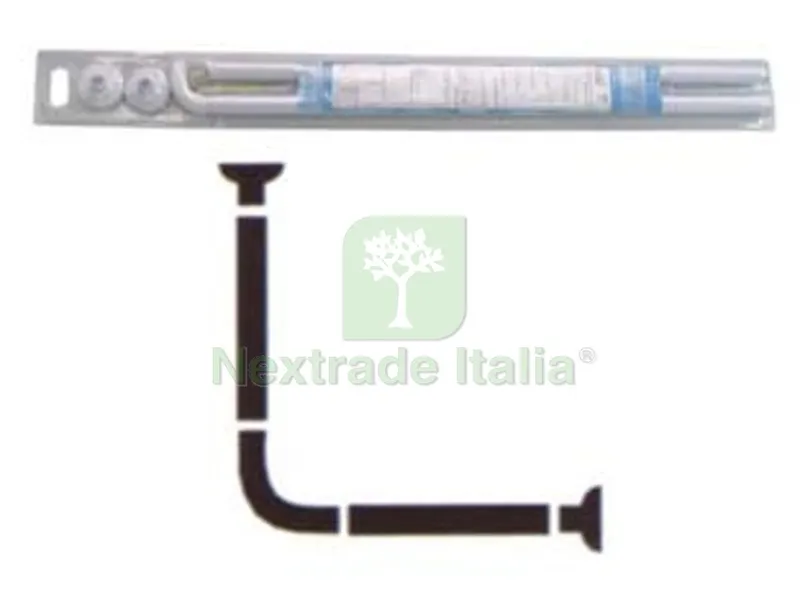 TELAIO REGGITENDA AD ANGOLO PER DOCCIA - cm.80x80 — Accessori bagno — rif. FERX.FER114042