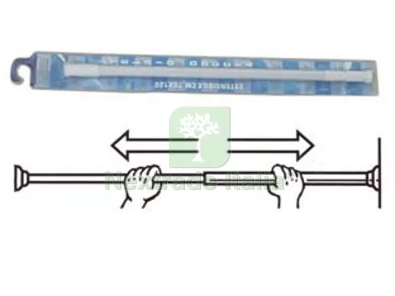 TELAIO REGGITENDA ESTENSIBILE - cm.110/200 — Accessori bagno — rif. FERX.FER114325 TELAIO REGGITENDA ESTENSIBILE - cm.110/200 — Accessori bagno — rif. FERX.FER114325