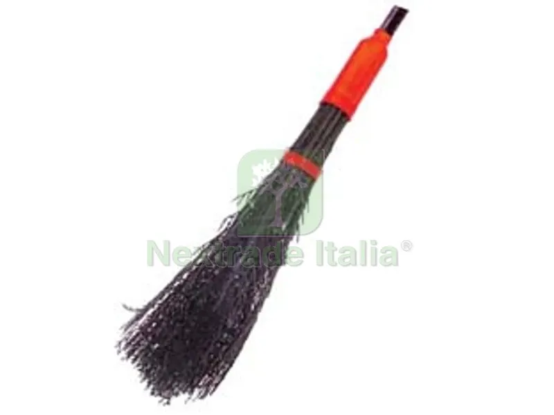 4PZ Scopa da Netturbino Nera a Rametti in Polipropilene Senza Manico - cm.80h. peso gr.800 — Casalinghi e organizzazione — rif. FERX.FER114295 4PZ Scopa da Netturbino Nera a Rametti in Polipropilene Senza Manico - cm.80h. peso gr.800 — Casalinghi e organizzazione — rif. FERX.FER114295