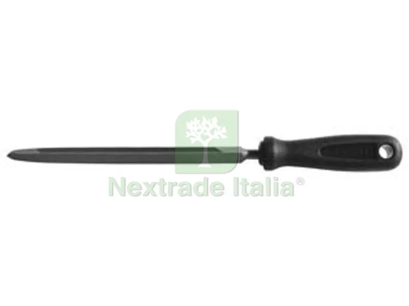 2PZ LIME TRIANGOLARI BORDI EXTRA SOTTILI CON MANICO IN PLASTICA - 6" mm.150 — Lime e raspe — rif. FERX.FER115964