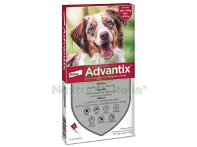 antiparassitario "" per cani da kg.10 a kg.25 - in conf. da 4 pipette spot-on — Protezione piante e sementi — rif. FERX.FER116084