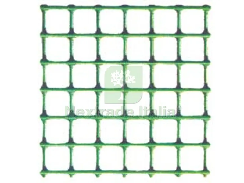 Rete Elettrosaldata Plastificata Verde MT.25 Maglia MM.12X12 maglia mm.12,7x12,7 spess. filo ? mm.0,9 - cm.120h. — Reti e recinzioni — rif. FERX.FER170604