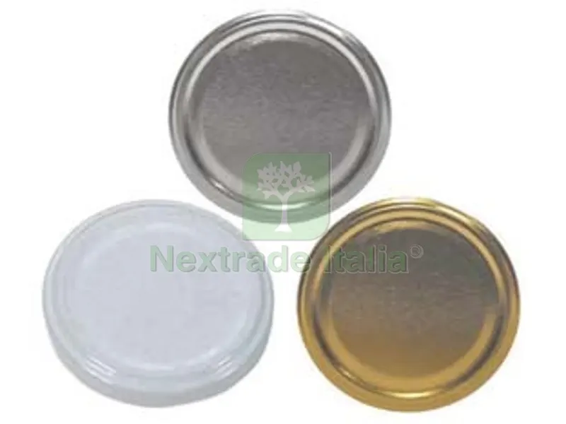 200PZ TAPPO PER VASO TWIST-OFF - ? mm. 63 - colore bianco — Vasi e fioriere — rif. FERX.FER119801 200PZ TAPPO PER VASO TWIST-OFF - ? mm. 63 - colore bianco — Vasi e fioriere — rif. FERX.FER119801