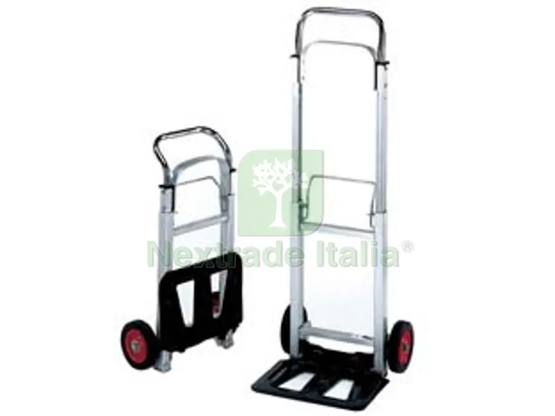 Carrello Portacasse Telescopico in Alluminio Portata KG.90 — Casalinghi e organizzazione — rif. FERX.FER120609 Carrello Portacasse Telescopico in Alluminio Portata KG.90 — Casalinghi e organizzazione — rif. FERX.FER120609