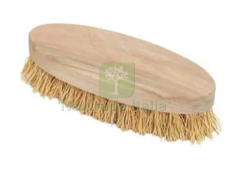6PZ SPAZZOLA BRUSCHINO IN RADICA BASE LEGNO - mm.160x60x45h. — Tubi e raccordi — rif. FERX.FER120814 6PZ SPAZZOLA BRUSCHINO IN RADICA BASE LEGNO - mm.160x60x45h. — Tubi e raccordi — rif. FERX.FER120814
