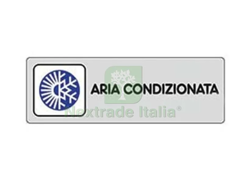 10PZ TARGHETTA ADESIVA "ARIA CONDIZIONATA" - cm.15x5h. — Protezione piante e sementi — rif. FERX.FER122023 10PZ TARGHETTA ADESIVA "ARIA CONDIZIONATA" - cm.15x5h. — Protezione piante e sementi — rif. FERX.FER122023