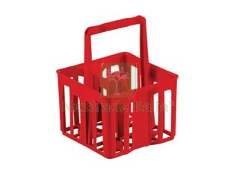 5PZ Cestello Portabottiglioni da LT.2 4 Posti - cm.25x25x32,5h. — Tempo libero outdoor — rif. FERX.FER122337