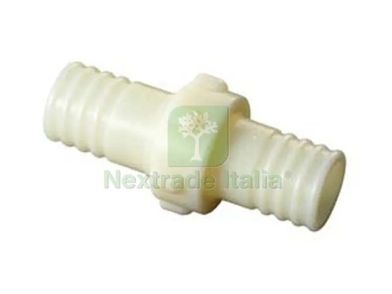 5PZ RACCORDO IN NYLON DRITTO PORTAGOMMA 3 PEZZI - ? mm.25x52,5h. filetto M 42x3 — Tubi e raccordi — rif. FERX.FER122382 5PZ RACCORDO IN NYLON DRITTO PORTAGOMMA 3 PEZZI - ? mm.25x52,5h. filetto M 42x3 — Tubi e raccordi — rif. FERX.FER122382
