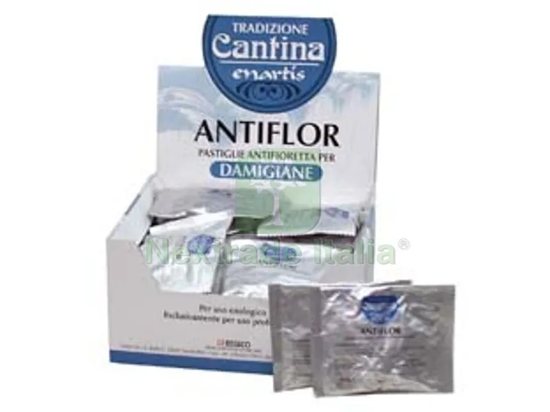 ANTIFLOR DAMIGIANE - 40 buste contenenti ognuna 12 pastiglie da gr.1 — Tempo libero outdoor — rif. FERX.FER123723 ANTIFLOR DAMIGIANE - 40 buste contenenti ognuna 12 pastiglie da gr.1 — Tempo libero outdoor — rif. FERX.FER123723