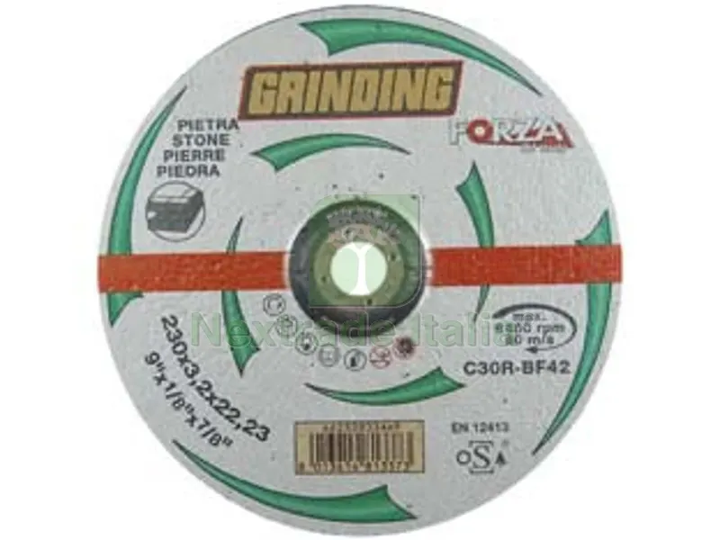 25PZ DISCHI DA TAGLIO CENTRO DEPRESSO PER MARMO "FORZA" ? MM.230 - ? mm.230x3,2 foro 22,2 da taglio per marmo — Punte, frese e dischi — rif. FERX.FER123969 25PZ DISCHI DA TAGLIO CENTRO DEPRESSO PER MARMO "FORZA" ? MM.230 - ? mm.230x3,2 foro 22,2 da taglio per marmo — Punte, frese e dischi — rif. FERX.FER123969