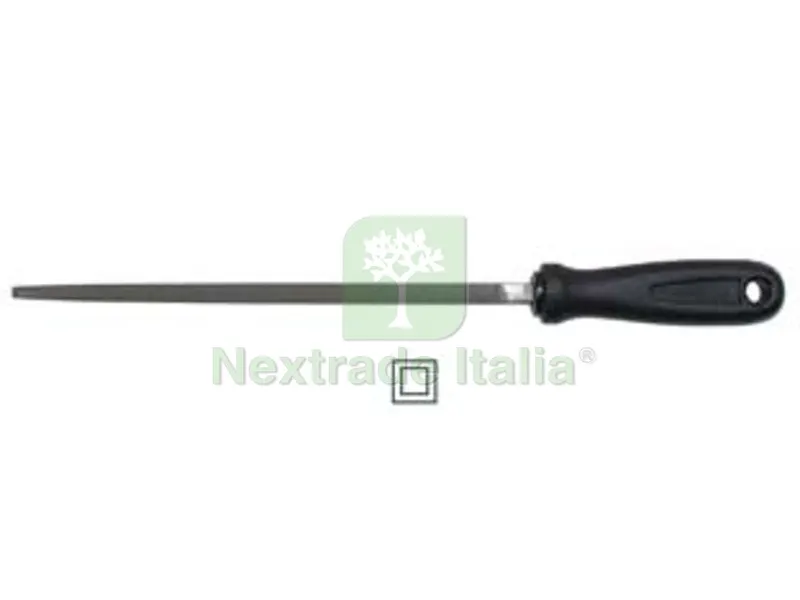 2PZ LIME QUADRE CON MANICO PLASTICA - 10" mm.250 taglio bastardo — Lime e raspe — rif. FERX.FER125031 2PZ LIME QUADRE CON MANICO PLASTICA - 10" mm.250 taglio bastardo — Lime e raspe — rif. FERX.FER125031