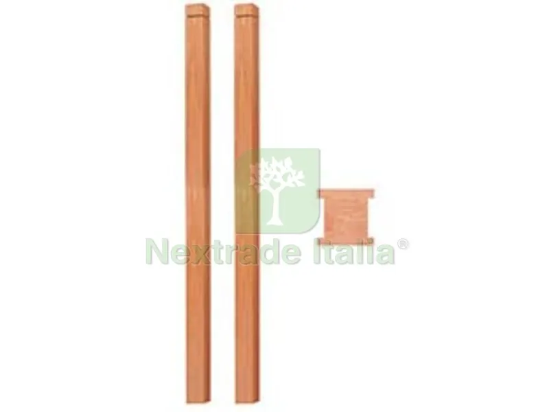 PALO PER GRIGLIATO LINEARE - cm.6x6x230h. — Accessori recinzione — rif. FERX.FER126137 PALO PER GRIGLIATO LINEARE - cm.6x6x230h. — Accessori recinzione — rif. FERX.FER126137