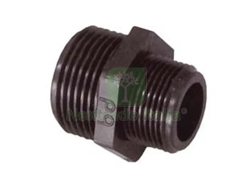 10PZ Niples Ridotto Filettato Maschio Maschio in Polipropilene - M 2" M 1"1/2 — Pile e batterie — rif. FERX.FER126489